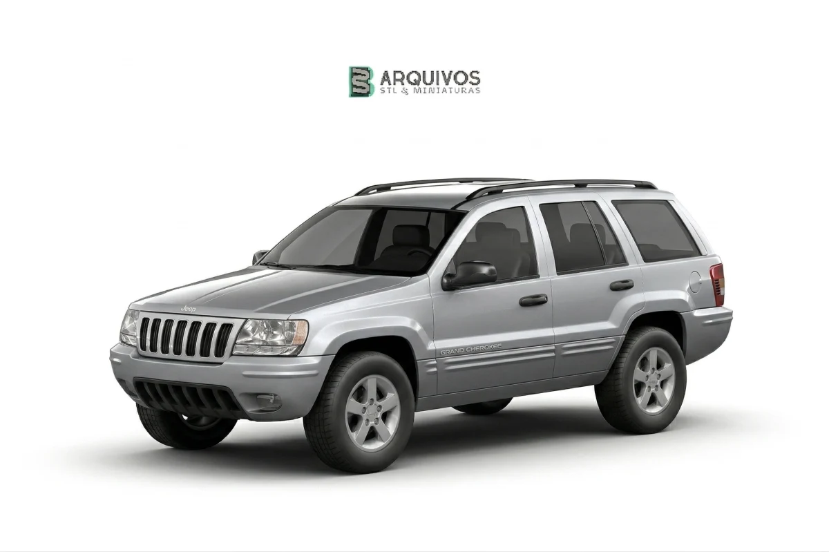 Modelo 3D STL - Jeep Grand Cherokee 1999 — foto 5